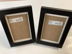IKEA 木製フォトフレーム RIBBA 2個セット