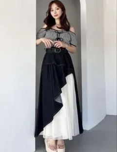 RESEXXY チュールボリュームスカート ホワイト