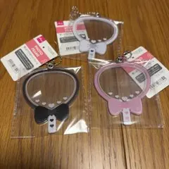 【即購入可】うちわ型フォトフレーム 3個セット　24時間以内発送のサムネイル