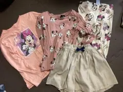 Disney ミニーマウス Tシャツ パンツ スカート セット