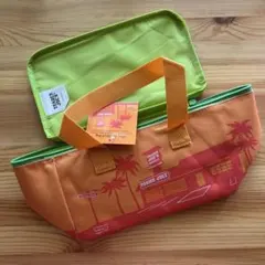 TRADER JOE'S トレーダージョーズ ミニ保冷バッグ・限定品　オレンジ