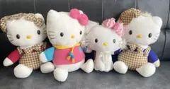 ハローキティ ぬいぐるみ 4体セット　キティちゃん　Hello kitty