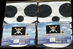 ワンピース 海賊旗ブランケット　麦わらの一味ver 2点セット