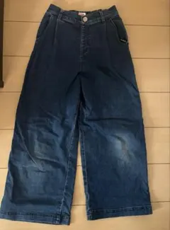 ピンクラテ PINK-latte デニムワイドパンツ ジーンズ