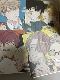 1週目4種コンプリート】グリッドマンユニバース 入場特典 ミニ色紙