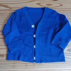 UNIQLO　青いボタン付きカーディガン 80