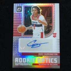 Bub Carrington Donruss Optic /75 RC Auto