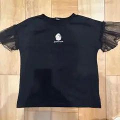 jenni love ブラック Tシャツ アイスクリーム刺繍