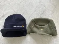 ツバ付きニット帽　carhartt volcom