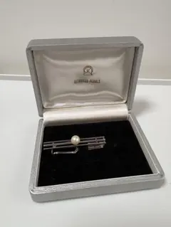 【箱付き北村真珠KITAMURA PEARLSネクタイピン シルバーSILVERのサムネイル