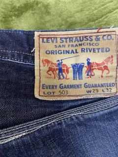 Levi's LOT 503 ストレートデニム W29 L32