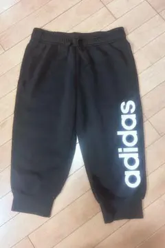 adidas 黒 ジョガーパンツ L