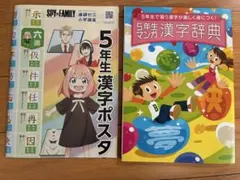 5年生 漢字ポスター・辞典セット