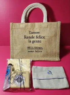 ラスト☆ロクシタンシアバターボディケアセット ミニバッグとティッシュケースつき