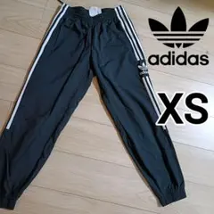 アディダス 黒 ウーブン ロックアップ ナイロンパンツ ジャージ 男性 XS