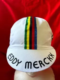 サイクリングキャップ Eddy Merckx ホワイト