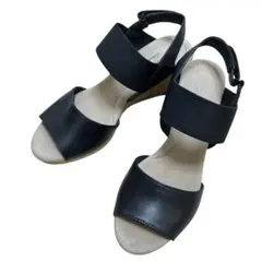 【Clarks クラークス】 ウェッジソールサンダル コルクのサムネイル