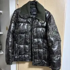 AVIREX カモフラージュ ダウンジャケット Lサイズ