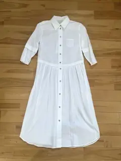 Maison Margiela シャツワンピース グレージュ 40 上品 Maison Margiela（旧Maison Martin Margiela） - メゾン