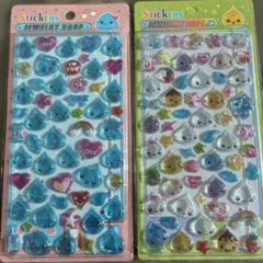 しずくちゃんJewelry Dropシール2枚硬いシール