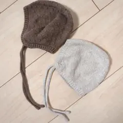 ZARAベビー　ボンネット　帽子セット