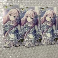 プロセカ アニメイト特典 3.5周年フェア 箔押しカード 巡音ルカ