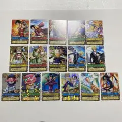 ワンピーベリーマッチ　麦わらの一味セット　C081〜102 一部欠番有り