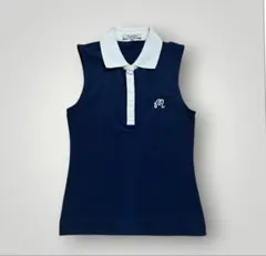G/FORE レディース ノースリーブ ポロシャツ ネイビー - メルカリ