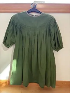 niko.make緑色ワンピース 100cm