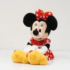 Disney ミニーマウス ぬいぐるみ USED美品 フラッフィープラッシー