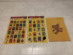 トムとジェリー 一番くじ E賞 クリアステッカー　D賞 クリアファイル