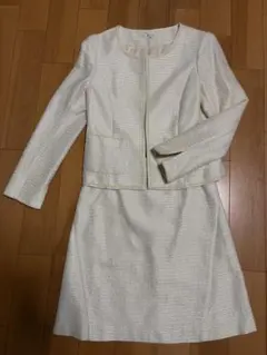 Simplicite ホワイトジャケットとスカートのセット