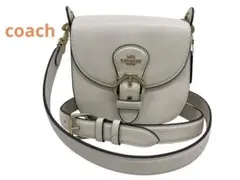 COACH コーチ ウィロウ カメラバッグ 2way Wジップ レザー ホワイト
