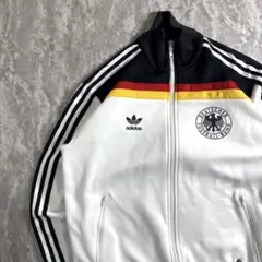 adidas 00sトラックジャケット ドイツ代表 ジャージ L ホワイト 黒