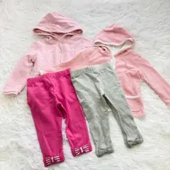 ラルフローレン ベビー 4点セット 80 リバーシブル パーカー 女の子