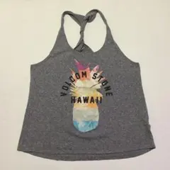 Volcom　ボルコム　ハワイ　タンクトップ　グレー　ヨガウェア　ジムウェア