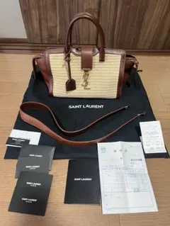サンローラン SAINT LAURENT カバス CABAS ラフィア サンローラン SAINT LAURENT カバス CABAS ラフィア - メルカリ