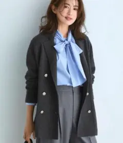 25AW 23区 カシミヤブレンド ニットジャケット