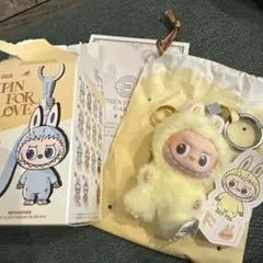 PIN FOR LOVE ぬいぐるみ イエロー ラブブ 気まぐれ破格のスタート