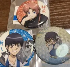 銀魂 × 東武動物公園 缶バッジ 2点セット