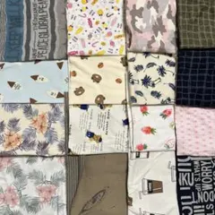 ニット生地　柄物セット