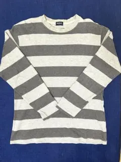 00s OLD UNIQLO ボーダーロンT y2k archive ノームコア