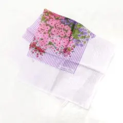 ✨️未使用✨️クリスチャンディオール ハンカチ 花柄 コットン