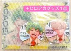 ヒロアカ アクリルスタンド&缶バッジ4点セット 爆豪勝己 緑谷出久