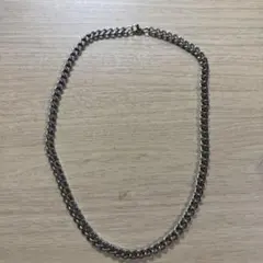 シルバー ステンレス チェーンネックレス