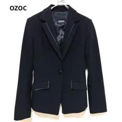 美品 OZOC 黒 テーラードジャケット 38のサムネイル
