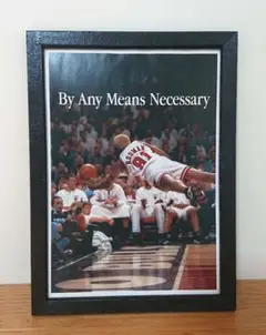 By Any Means Necessary 　ロッドマン　フレーム付きポスター
