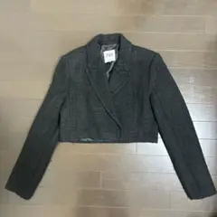 ZARA ショート丈ツイードジャケット