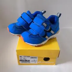 ムーンスター　15.5 ブルー　スニーカー