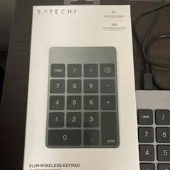 【未使用】テンキー　ワイヤレス　SATECHI アルミニウム　USB充電式